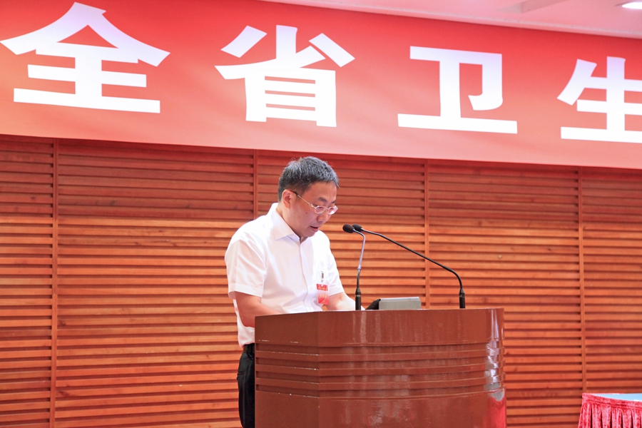 福建省立医院院长、党委书记朱鹏立发言.jpg